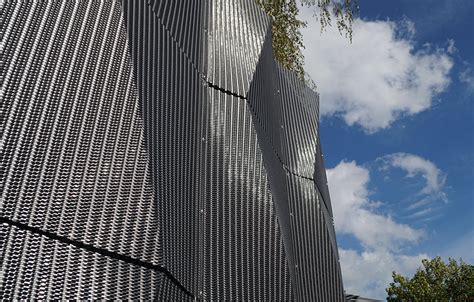 metal fabric cladding|best material for facade cladding.